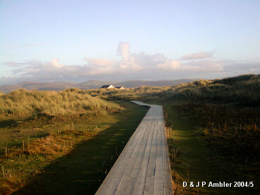 Ynyslas sand dunes walkway 1