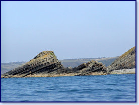 Rocks at New Quay Head
