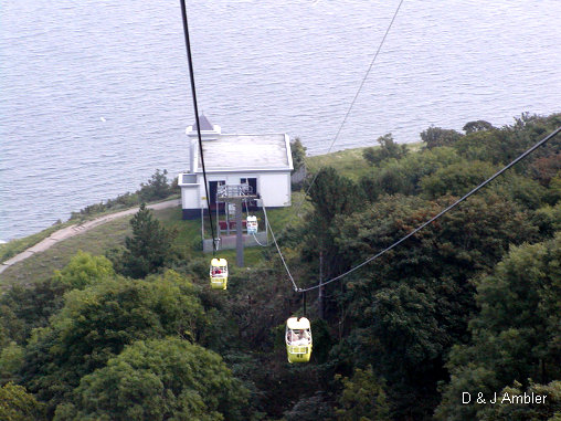 Cable car to summit